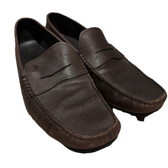 Tod's Men's Gommino Leather Loafer Size 10 Brown